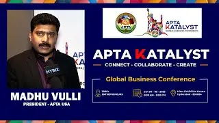 Madhu Vulli-President,APTA | Global Business Conference 2025-American Progressive Telugu Association
