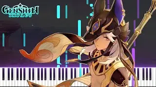 Sumeru Desert Battle Theme 1 | [Piano Cover] (Synthesia)「ピアノ」