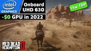 Red Dead Redemption 2 | Intel UHD 630 | i9 9900K | 720p Gameplay | FSR 2.0 Quality
