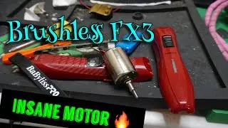 Babyliss FX3 trimmer /fully taken APART THIS IS A REAL BRUSHLESS MOTOR‼️‼️/