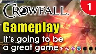 Crowfall gameplay & our 1st PVP kill,it a great game - take a look