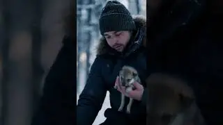 Man saves pups from dying mother. #disney #animation #dontskip #cartoon #kids #film #entertainment
