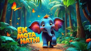 एक मोटा हाथी झूम के चला - बच्चों का सबसे मजेदार गाना | Kids Favorite Elephant Song