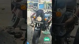 Windshield for Hunter modified350- Rebel blue|Genuine Accessories #royalenfield #hunter #viralshorts