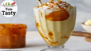classic caramel cake milkshake recipe/sehari and iftari special caramel milkshake