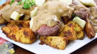 Cajun Bison Poutine | Crispy Fries, Gravy & Tender Bison Ribeye | Great Range Bison