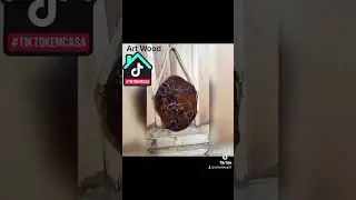 Rel&oacute;gio r&uacute;stico em resina epoxi com efeito lichtenberg