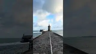 Brittany Ferries Voyager departing St Peter Port, Guernsey #lighthouse #ferry #pier #island #sea