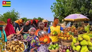 Африканский рыночный день в Ломе, Того 🇹🇬 Западная Африка