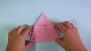 Teaching kids to make origami pig 🐷 | High quality 1080p video | Neat and slow demonstration video