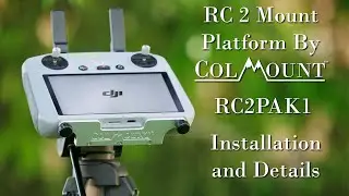 RC2PAK1 ColMount Mounting Platform Install and Details DJI RC 2 (RC2) Drone Controller Bike Mount