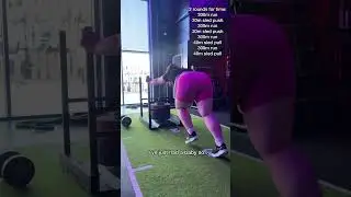 Plus size fitness hyrox workout! Pro division.