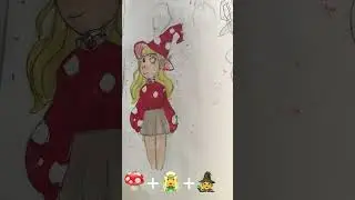 EMOJI DRAWING CHALLENGE 🍄🍄🍄 #cuteart #drawingchallenges #drawing