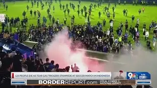 125 die as tear gas triggers crush at Indonesia soccer match