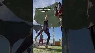 Muay Thai kicks are like walking on high heels 👠 Look at my feet ⬆️🤣 #mma #muaythai