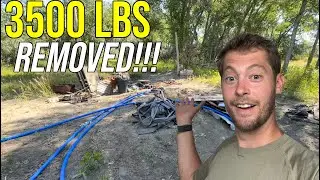 Cleaning Up An ABANDONED ROCKHOUND Camp | Yellowstone River Cleanup