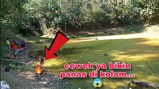 mancing cantik mania🐟 bikin heboh di pemancingan banana fishing mancing mania bts fishing