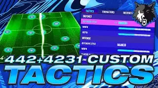 BEST FIFA 21 442 AND 4231 CUSTOM TACTICS - FIFA 21 ULTIMATE TEAM PRO PLAYER CUSTOM TACTICS
