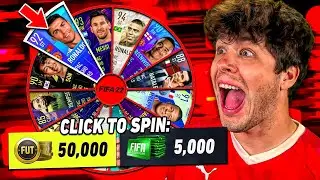 the *NEW* wheel of FIFA 22 got me THIS TEAM... 😱