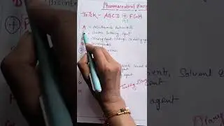 Pharmacy  tricks, Pharmaceutical excipient, easy tricks