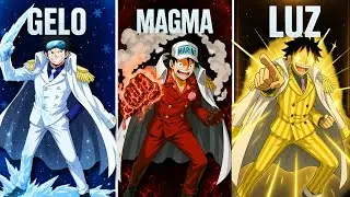 COMO SERIA SE O LUFFY TIVESSE AS AKUMA NO MI DOS ALMIRANTES -   ONE PIECE