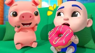 Pria Muffin - Ayo Berbagi Donat - Sharing Song | Lagu Lucu - Lagu Anak-anak - Rizky Bahasa Indonesia
