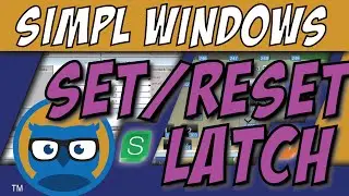 Crestron SIMPL Windows SET RESET LATCH Symbol