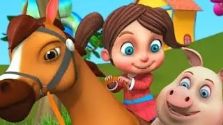 chal mery ghoray tik tik tik |बालकविताएं | Hindi rhymes @kidsrhymes