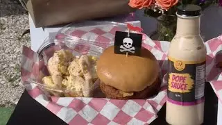 Dope Vegan burger spot takes on the South Florida Fair — and pirates