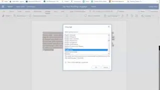Set your Spell Check Language in Word Online