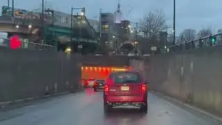 Driving in to Boston on a Rainy Day