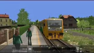 Train Simulator - Os 5474 Trutnov hlavní nádraží - Svoboda nad Úpou + Hlášení ve vlaku