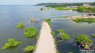 Atualização 281da mina 18 da BRASKEM no Mutange | Maceió | Alagoas Brasil | visto de cima em 4K