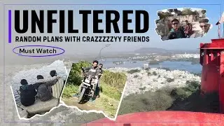 Crazy Friends Random Trip 🤪 Mandir Visit, Masti & Fight Vlog☠️