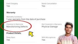 Covered in warranty kya hota hai | Manufacturing defects