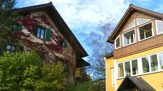 traditional austrian houses facades