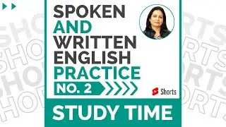 Spoken and Written English practice no. 2 | #shorts
