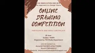 Drawing Competition | 28 June 2020 | By TIH Media Department | TIH