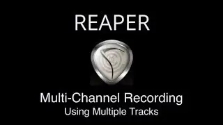 Многоканальная запись с использованием нескольких дорожек в REAPER