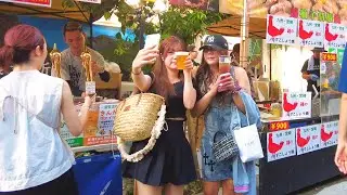 [4K]🇯🇵 Tokyo Walk - Crowded Azabu-Juban Summer Festival - Aug. 2025