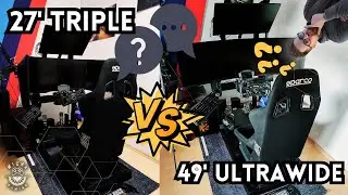 49 Zoll Ultrawide VS 27 Zoll Triple | GPU und CPU im Vergleich! #gaming #racing #iracing