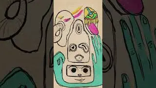 a look back at some old intuitive drawings #art #artwork #procreate #intuitive