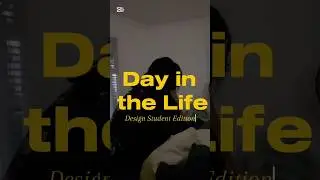 Day in the life of a design student  #designlife #designshorts #student life #youtubeshorts #pov