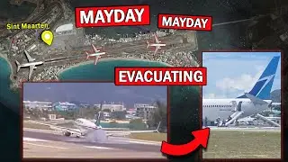 WestJet Plane Evacuated after Hard Landing at Sint Maarten - Princess Juliana