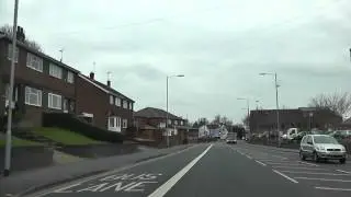 Driving Along Newtown Road & Shrub Hill Road, Worcester, Worcestershire, England 16th March 2012