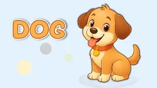 Собака 🐶 | Учим названия животных для детей | Забавное обучающее видео о животных