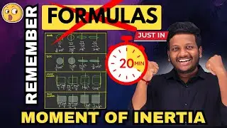 Forget Formulae! Use This Insane Trick for Moment of Inertia of Standard Bodies Class11-NEET Physics