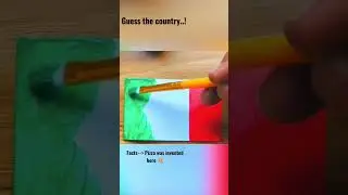 🍕 #countryflags #flagpainting #funwithflags #trending #shorts