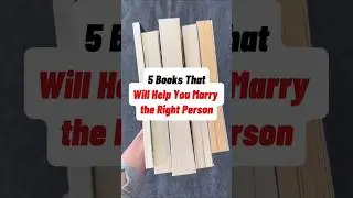 5 Books That Will Help You Marry The Right Person #shorts #books #marriage #rightpartner #couples