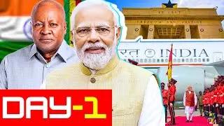 President Mahama Welcomes Indian Prime Minister Modi to Ghana: Historic Diplomatic Visit